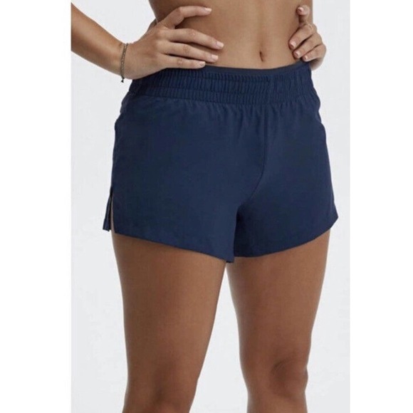 Fabletics Women's Hali Breathe Lined Run Shorts JM3 Deep Navy Size 4X NWT - Picture 1 of 8